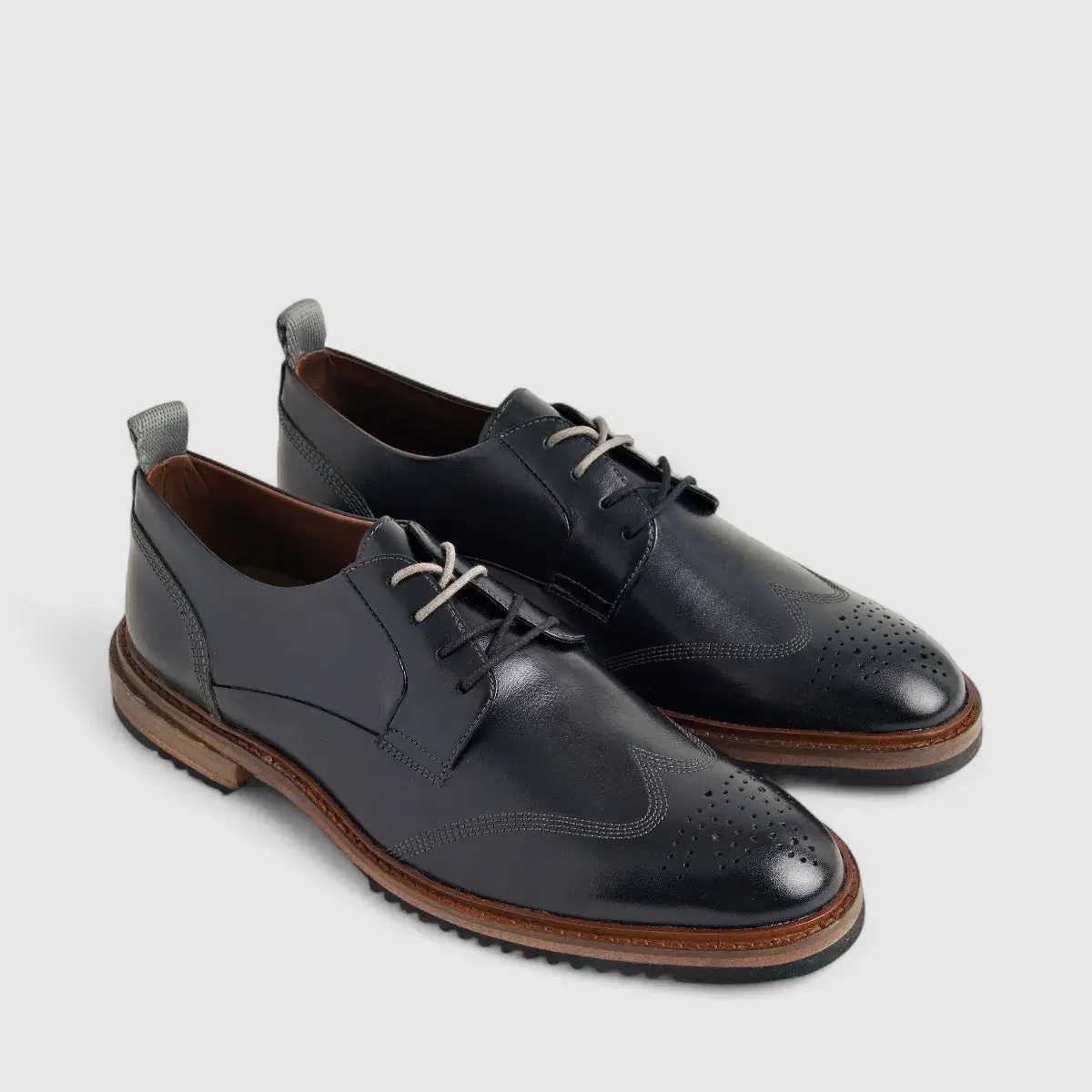 Anatomic Leather Comfort Lace Up Black 58800 AN117 - Image 2