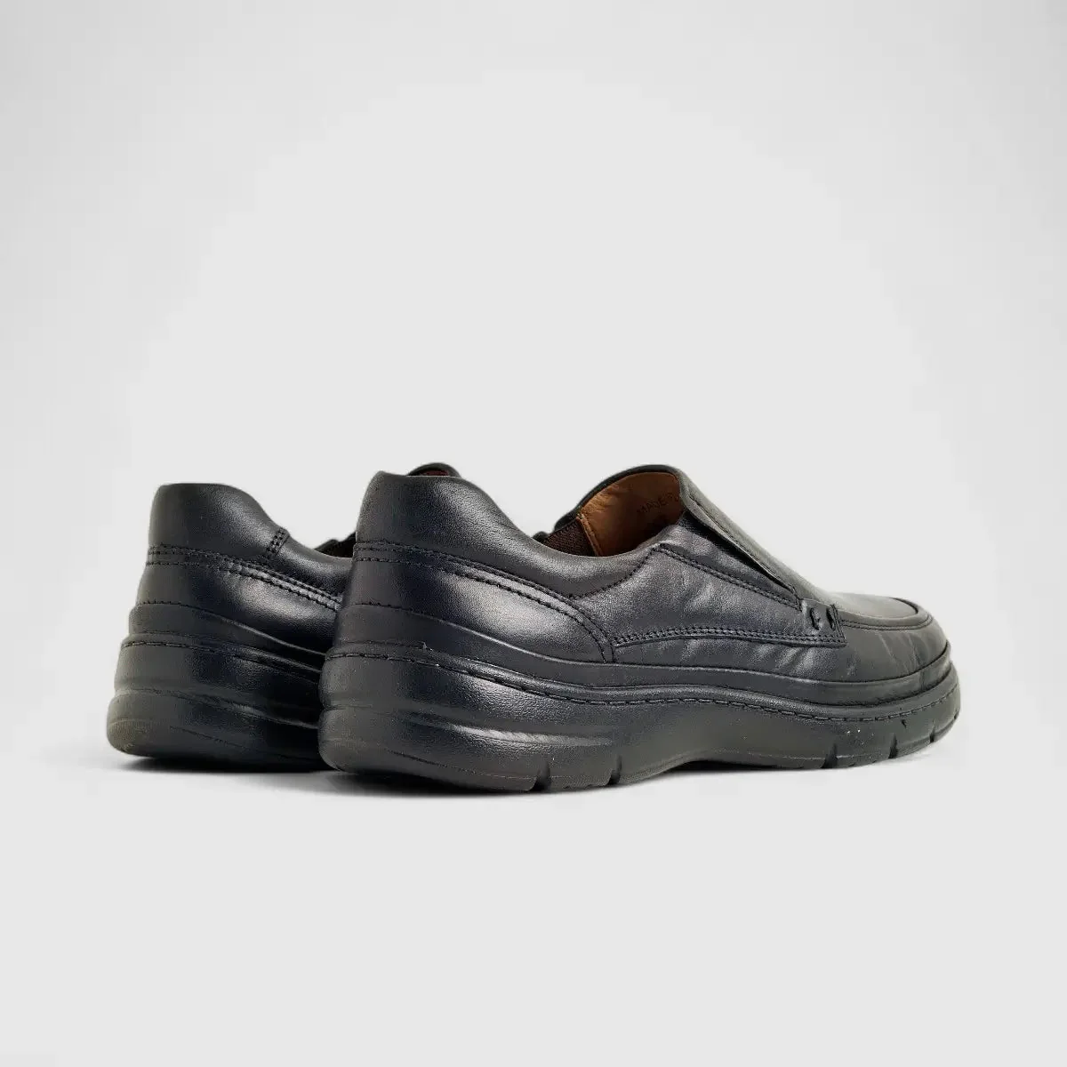 Anatomic Leather Comfort Slip On Black 383802 AN72 - Image 3