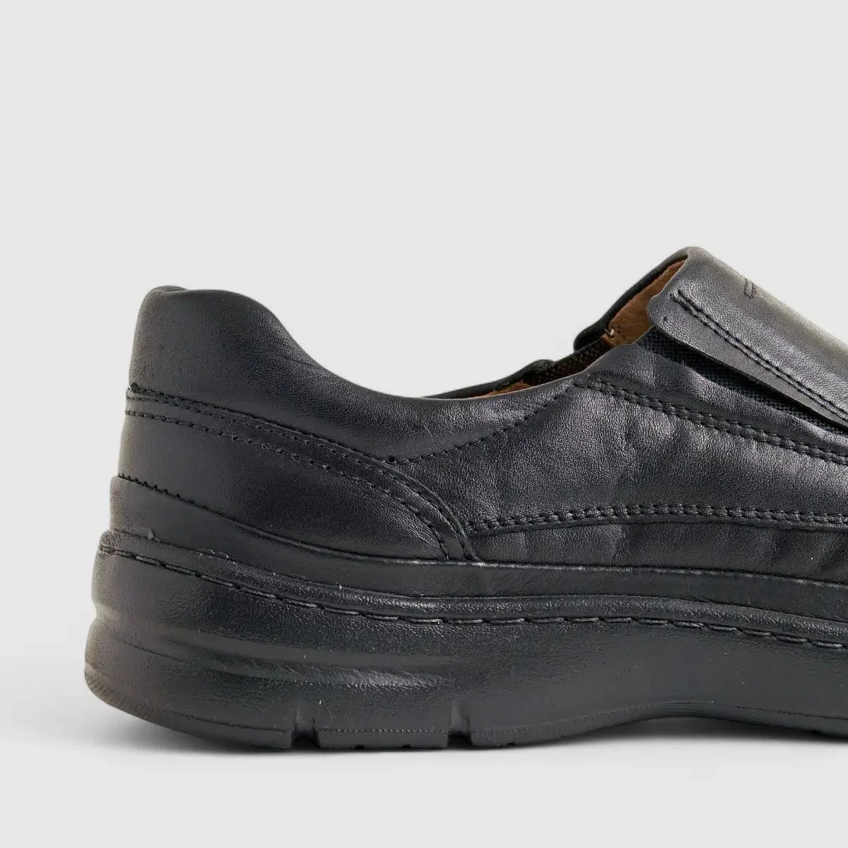 Anatomic Leather Comfort Slip On Black 383802 AN72 - Image 5