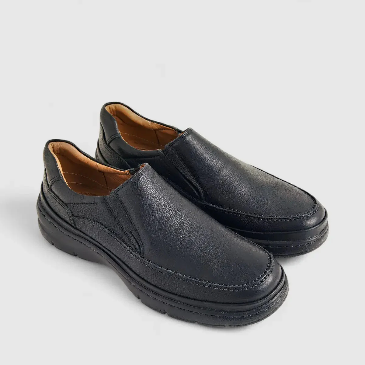 Anatomic Leather Comfort Slip On Black 383820 AN136 - Image 2