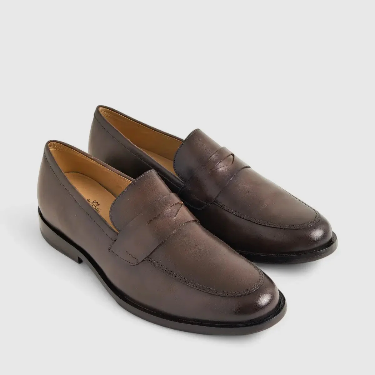Anatomic Prime Leather Dress Slip On Brown 702016 AN111 - Image 2