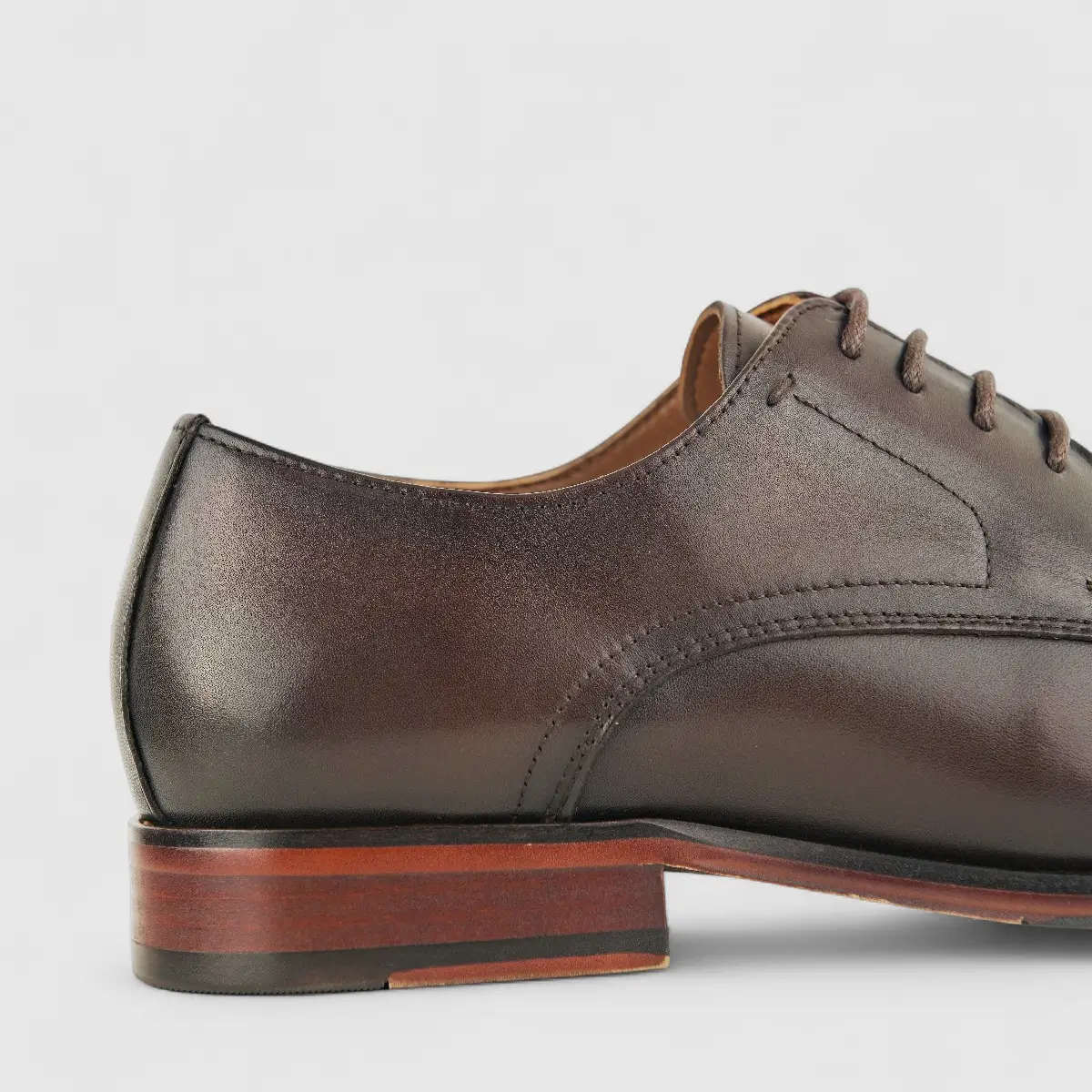 Babucci Men's Leather Lace Up  K272336-6-3  BAB008 Brown - Image 5