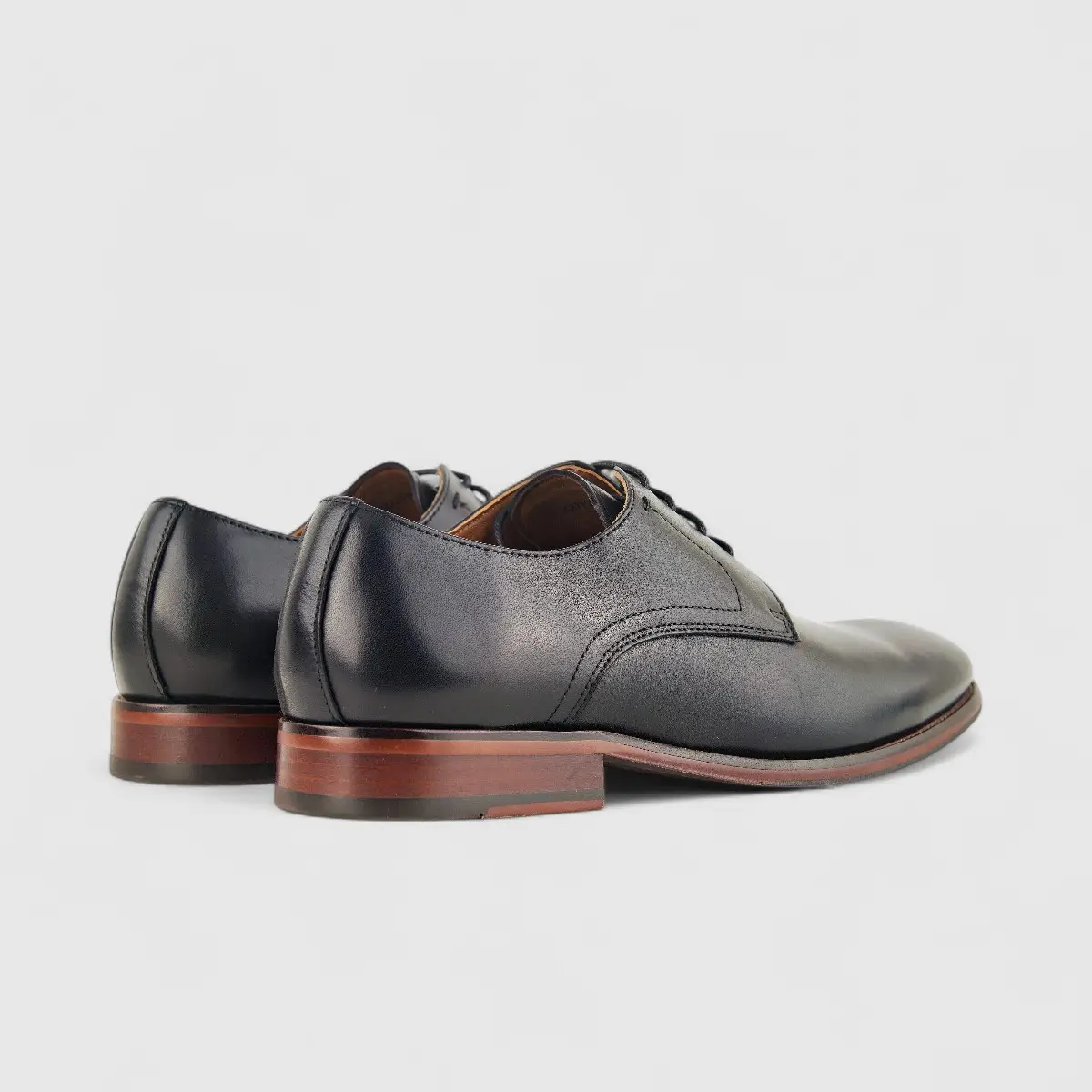 Babucci Men's Leather Lace Up K272336-6-3A BAB009 Black - Image 3