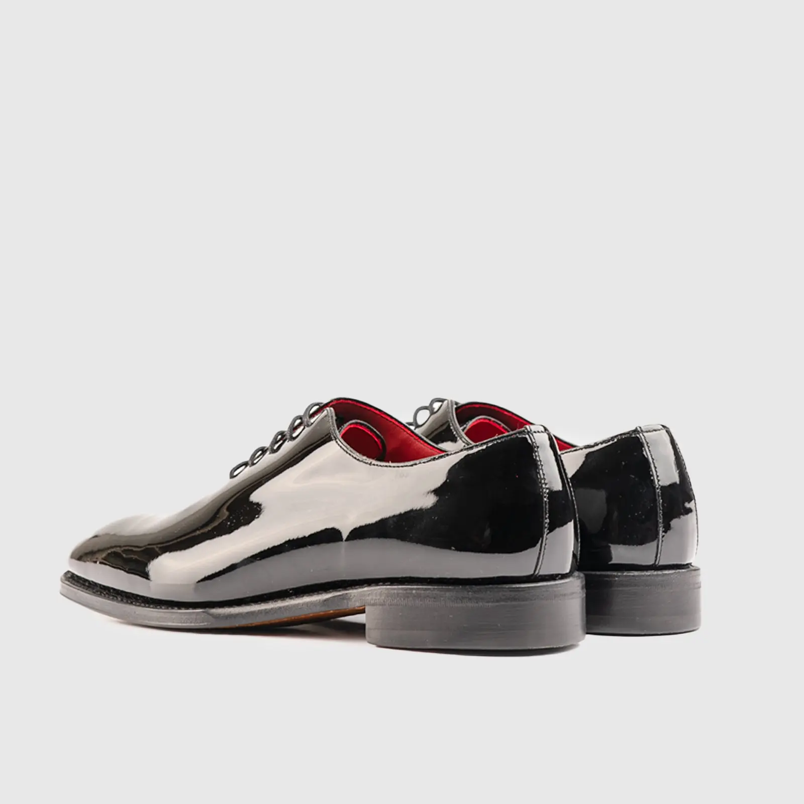Goodyear Welt Plain Toe Oxfords 5216 Black Patent - Image 3
