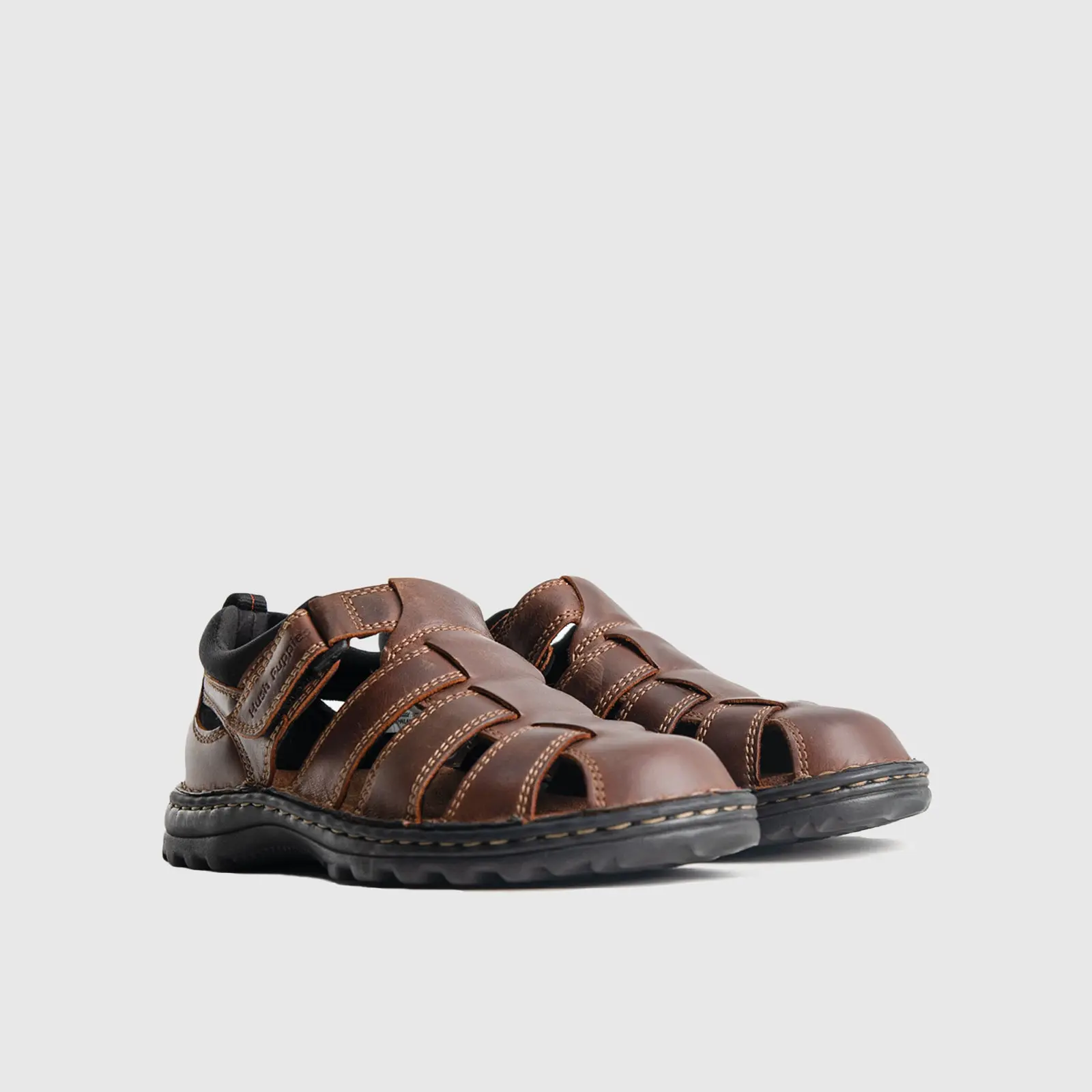 HP Big Boy Mens Comfort Sandals Chestnut HP283 - Image 3