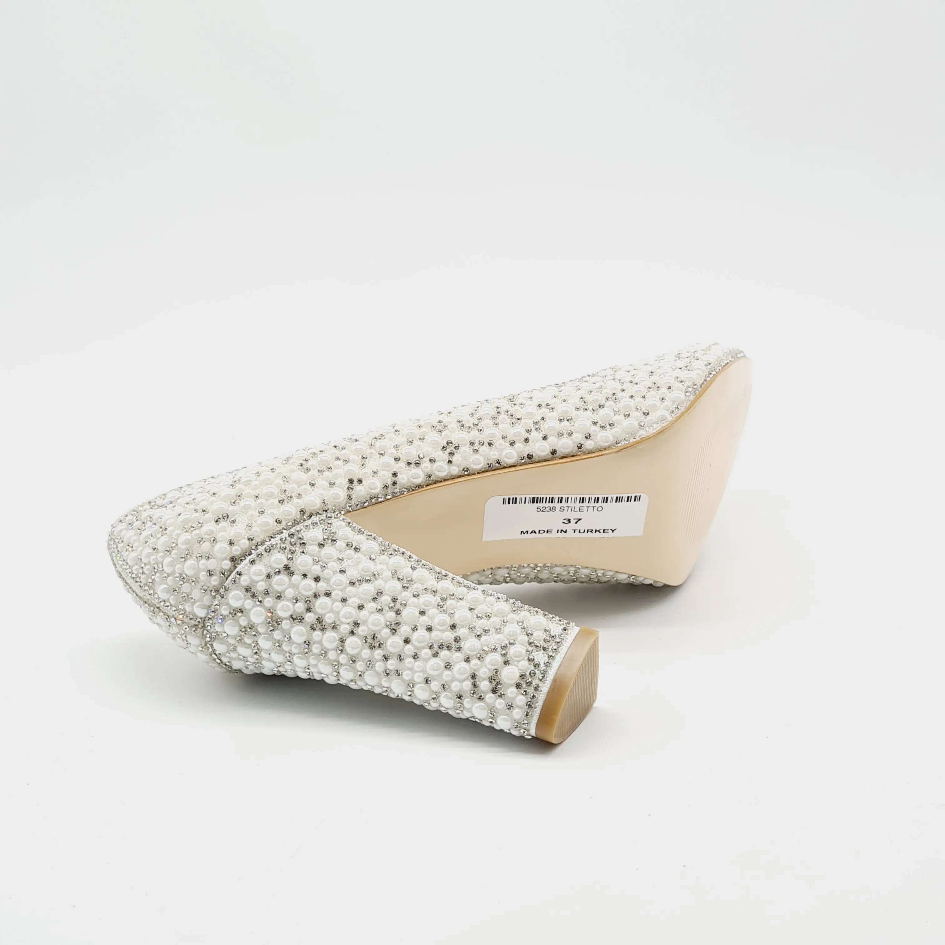 BRIDAL PEARL COURT SHOE 5238 BD9 - Image 4