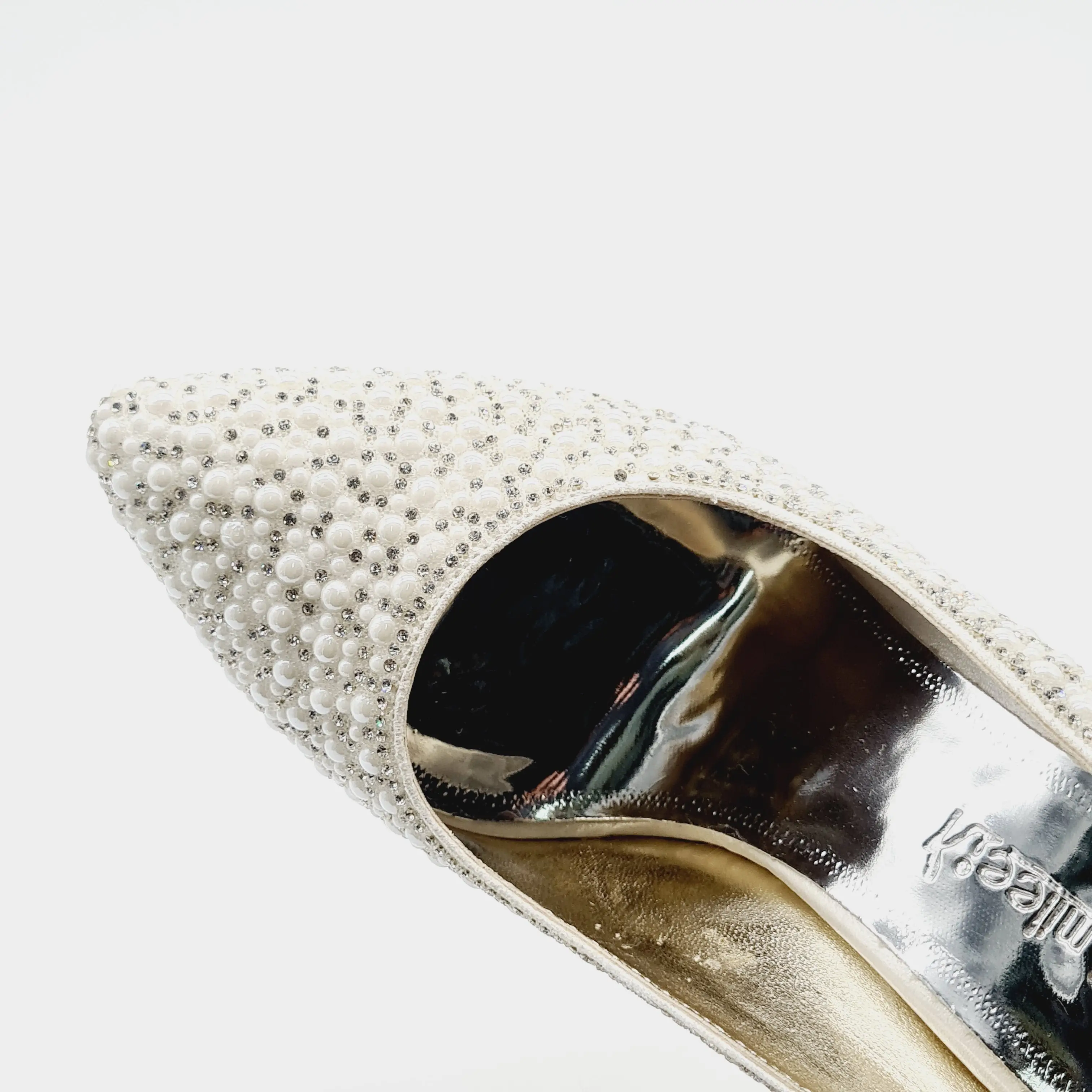 BRIDAL PEARL COURT SHOE 5238 BD9 - Image 5
