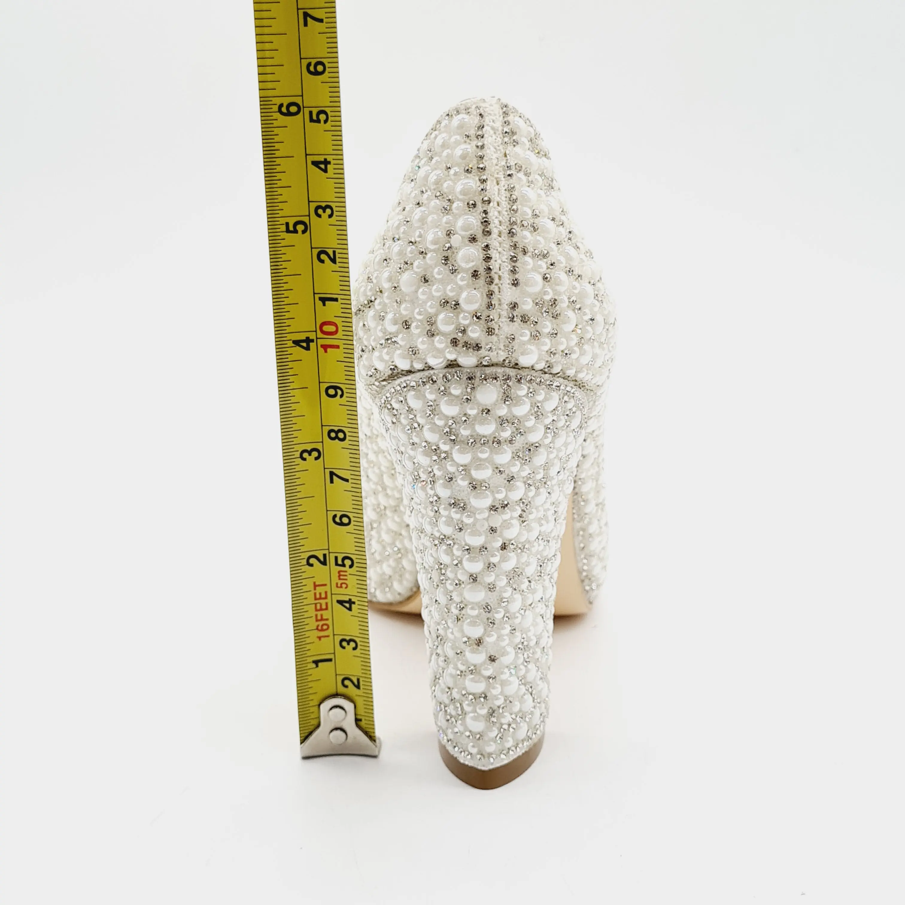 BRIDAL PEARL COURT SHOE 5238 BD9 - Image 6