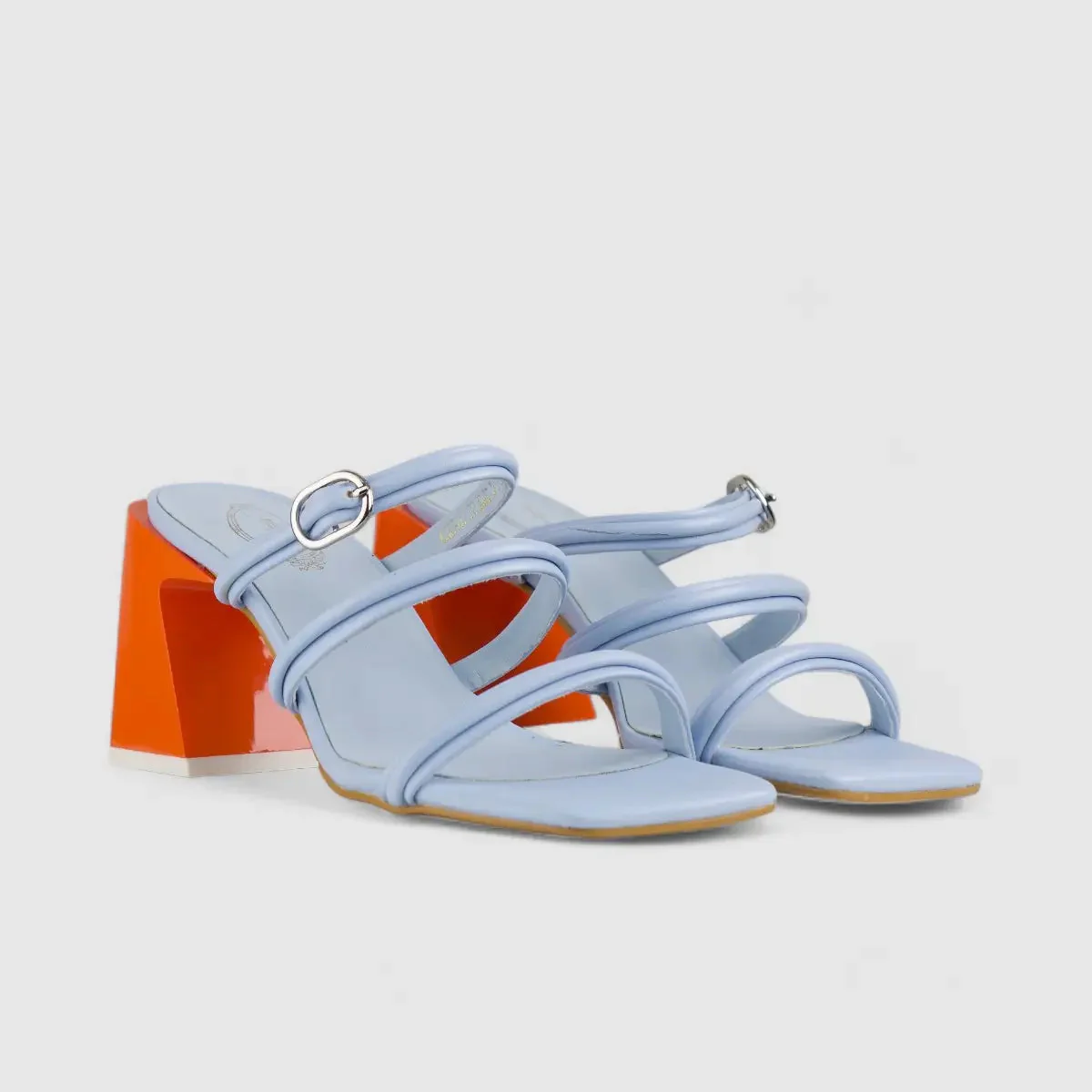 Bulbul Block Heel Sandal Blue CAR5017 - Image 2