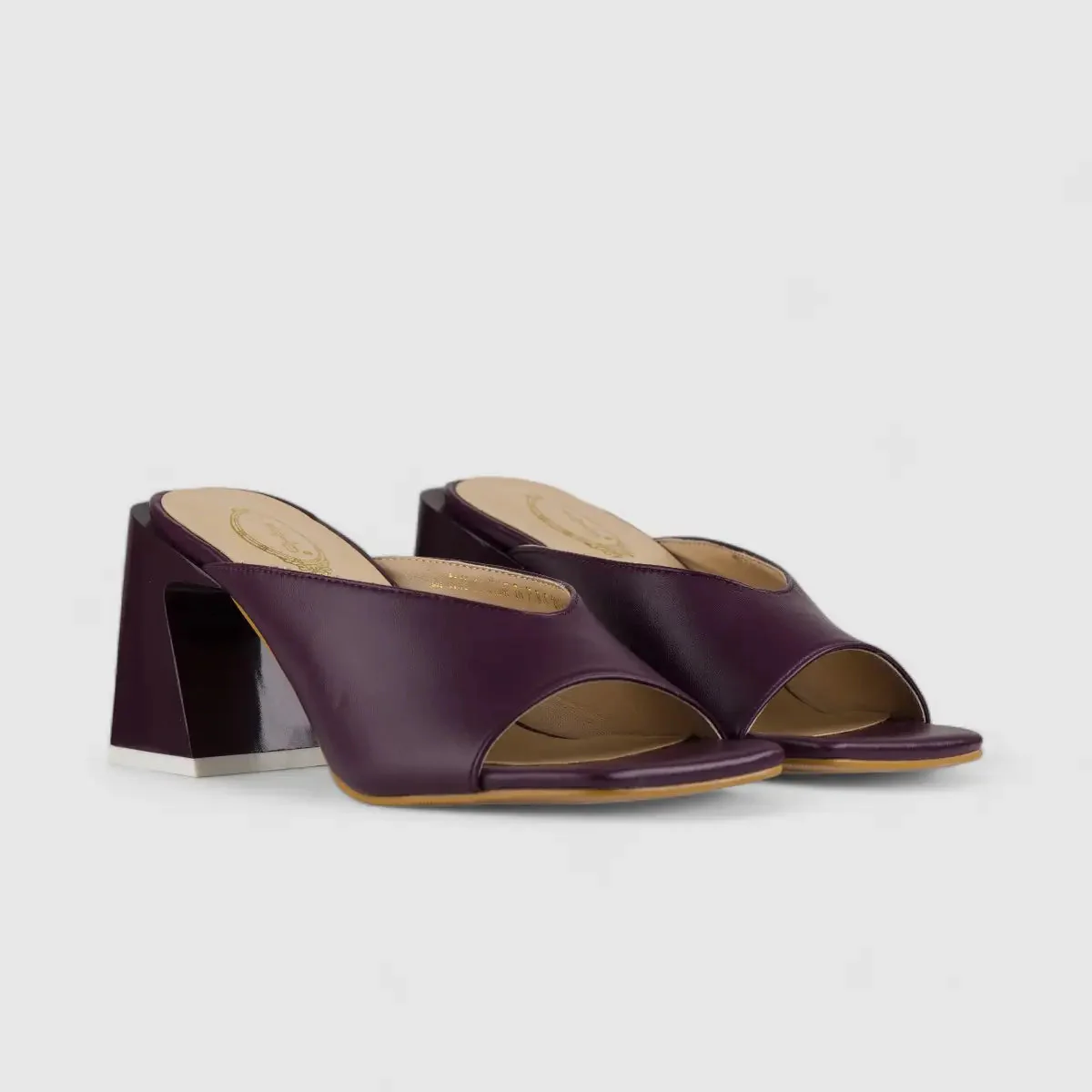 Bulbul Block Heel Sandal Orange CAR5016 - Image 2