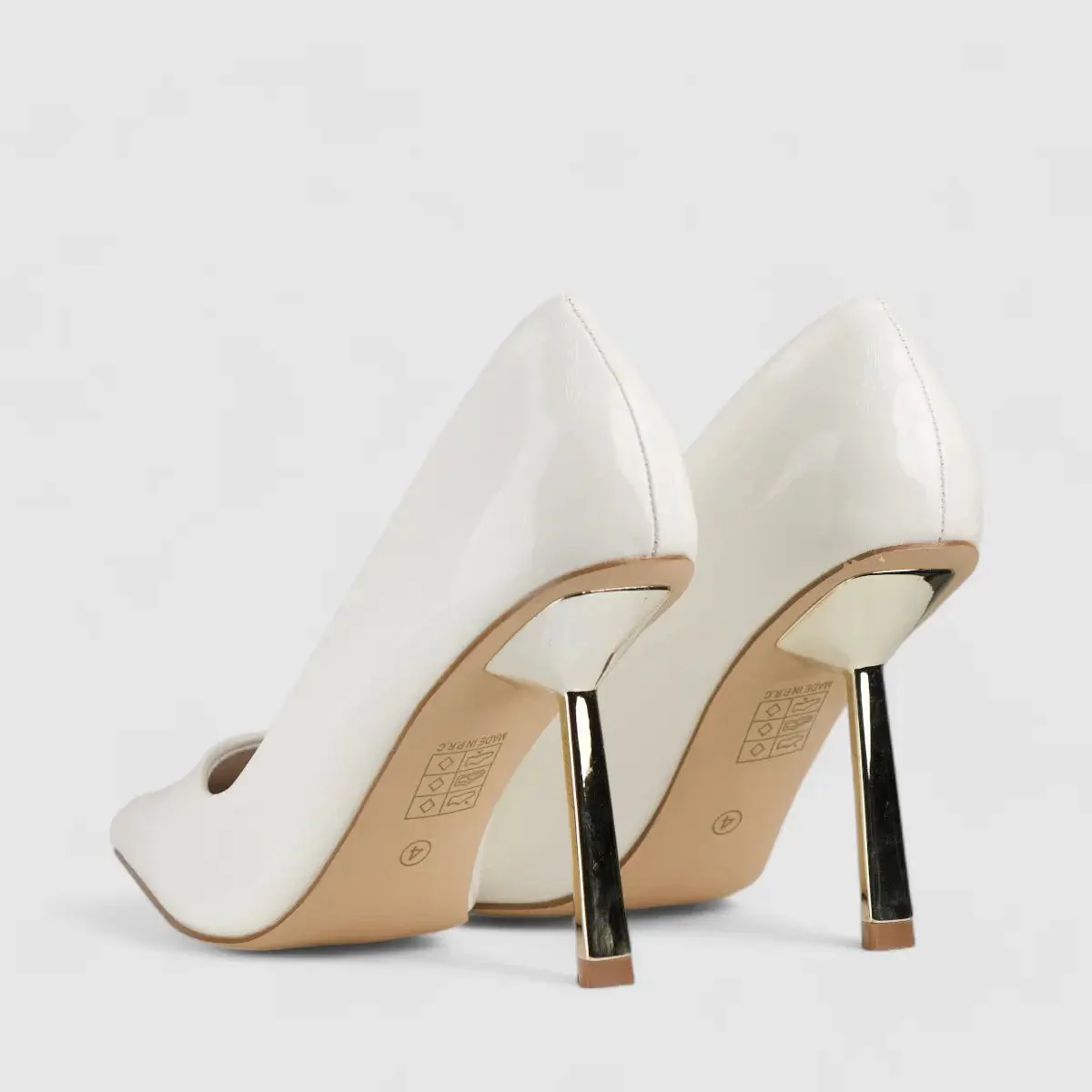 Bulbul Court Shoe White LU005 - Image 3