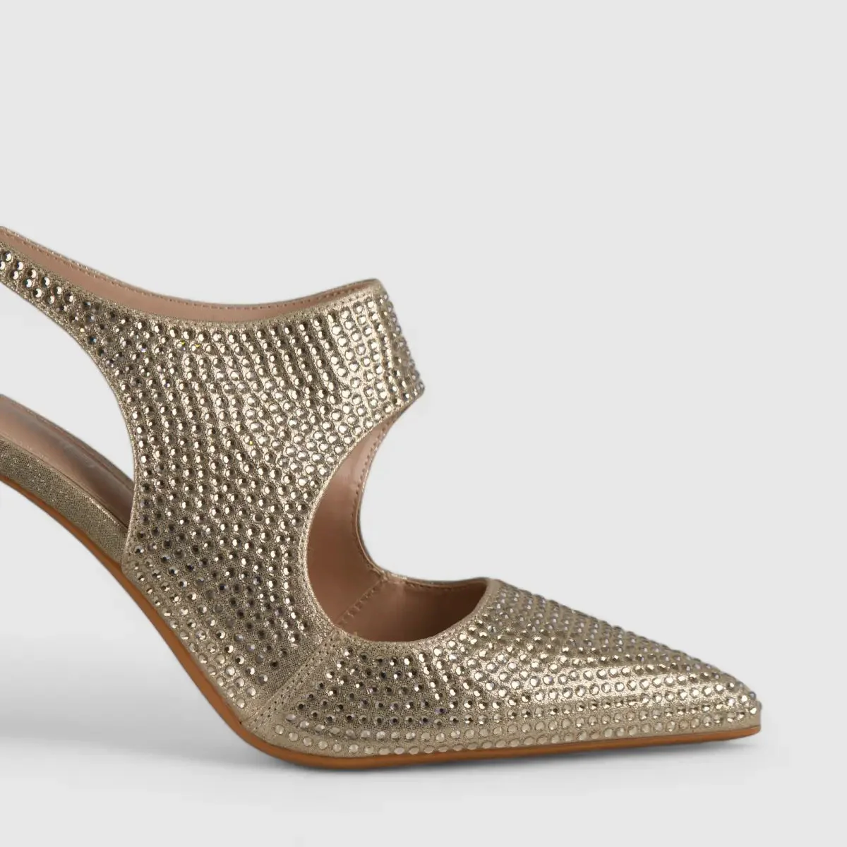 Bulbul Evening Court Shoe Gold LI001 - Image 4