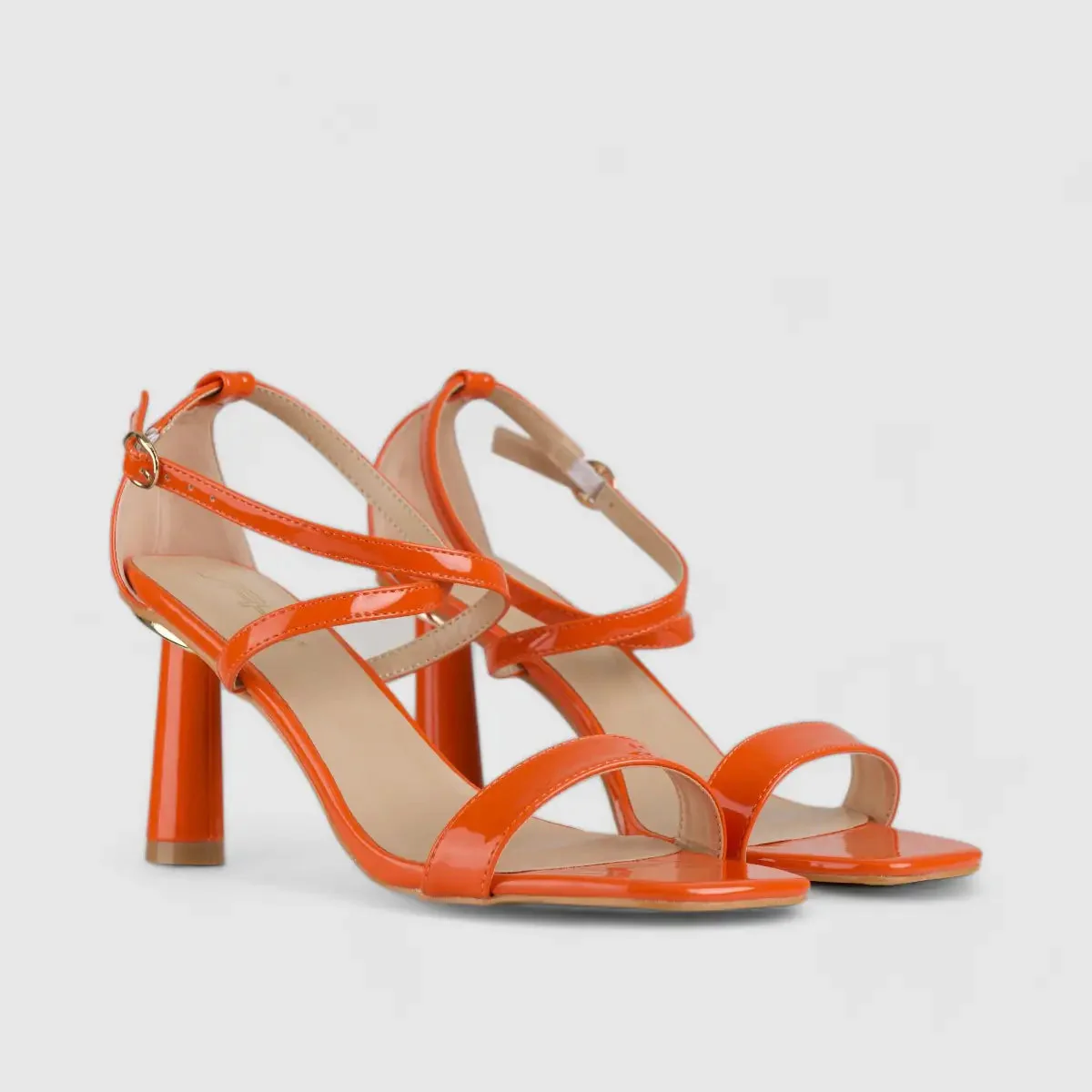 Bulbul Heel Sandal Multi Orange HAR024 - Image 2