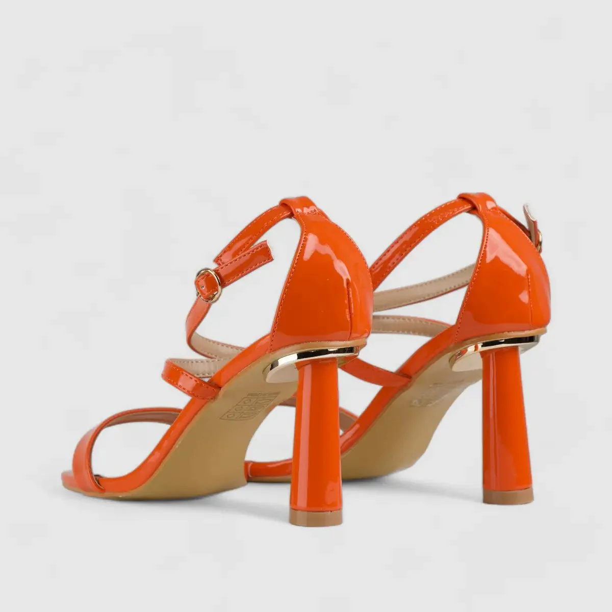 Bulbul Heel Sandal Multi Orange HAR024 - Image 3