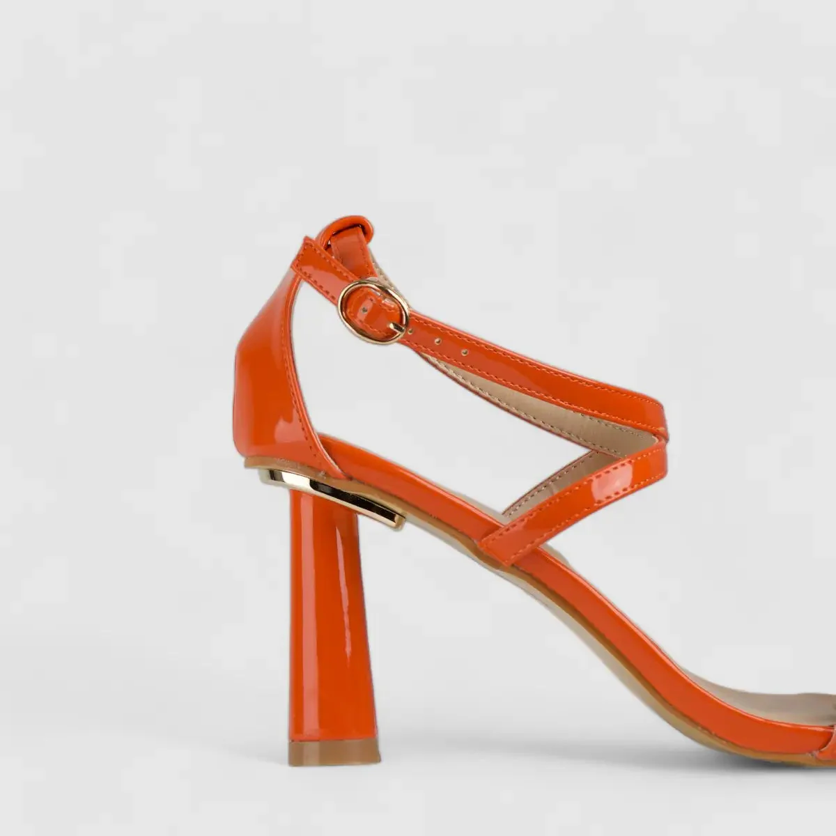 Bulbul Heel Sandal Multi Orange HAR024 - Image 4