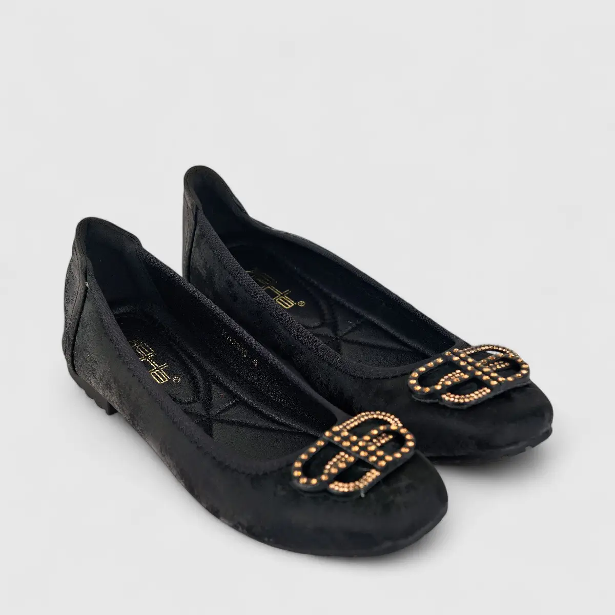 Bulbul Ladies Casual Pump HAR040 Black - Image 2