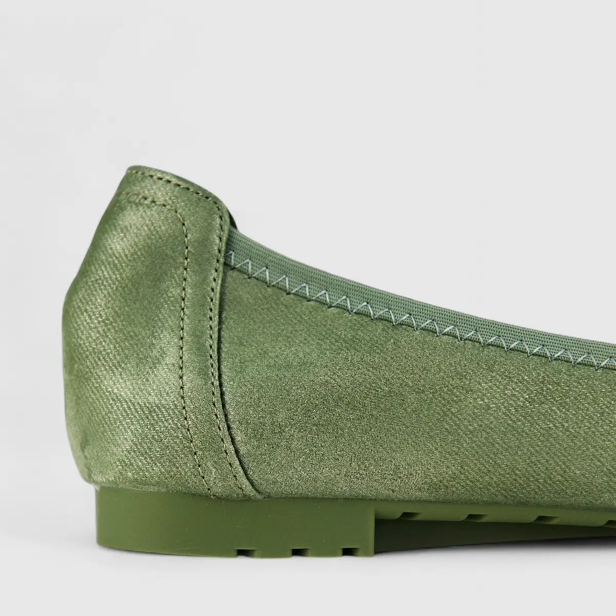 Bulbul Ladies Casual Pump HAR040 Green - Image 5