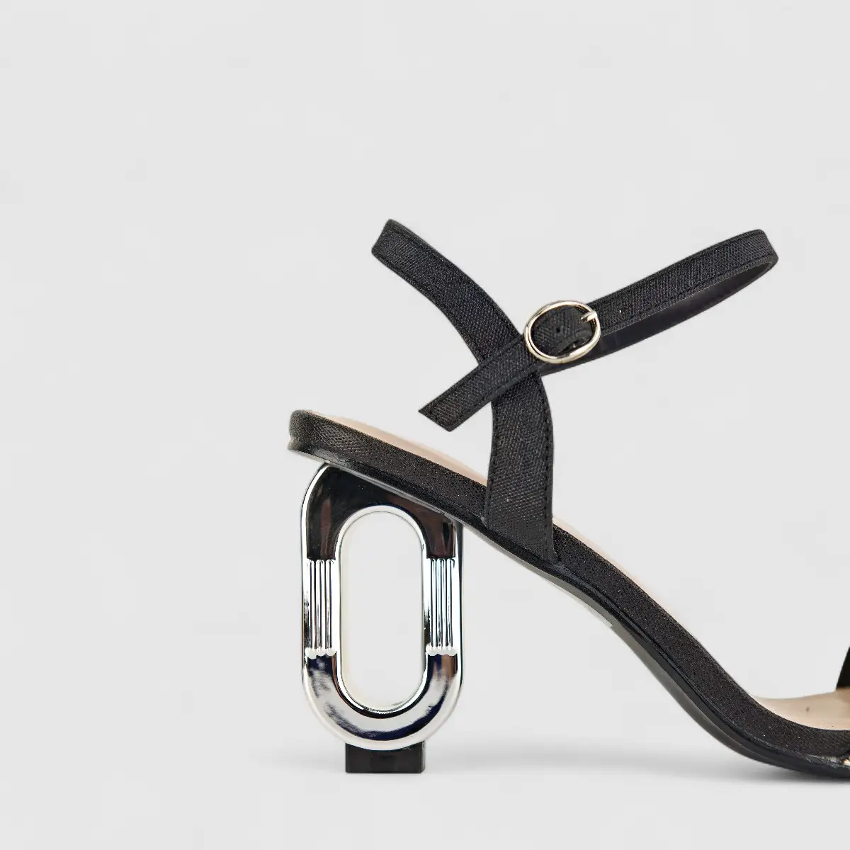 Bulbul Ladies Evening Sandal HAR047 Black - Image 4