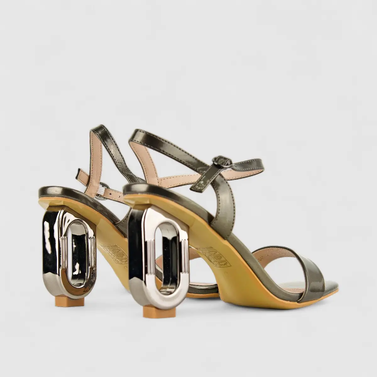 Bulbul Ladies Casual Sandal HAR048 Pewter - Image 3