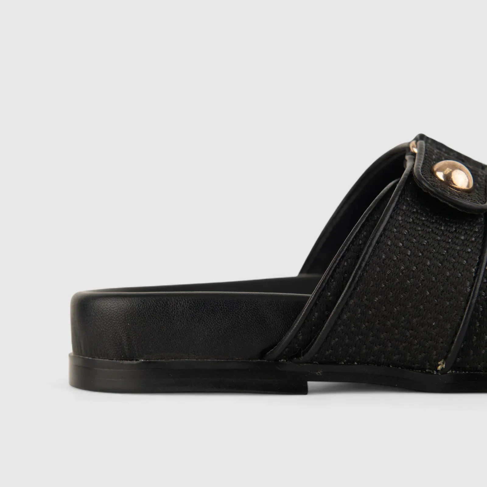 Bulbul Ladies Comfort Sandal CAR-003 Black - Image 5