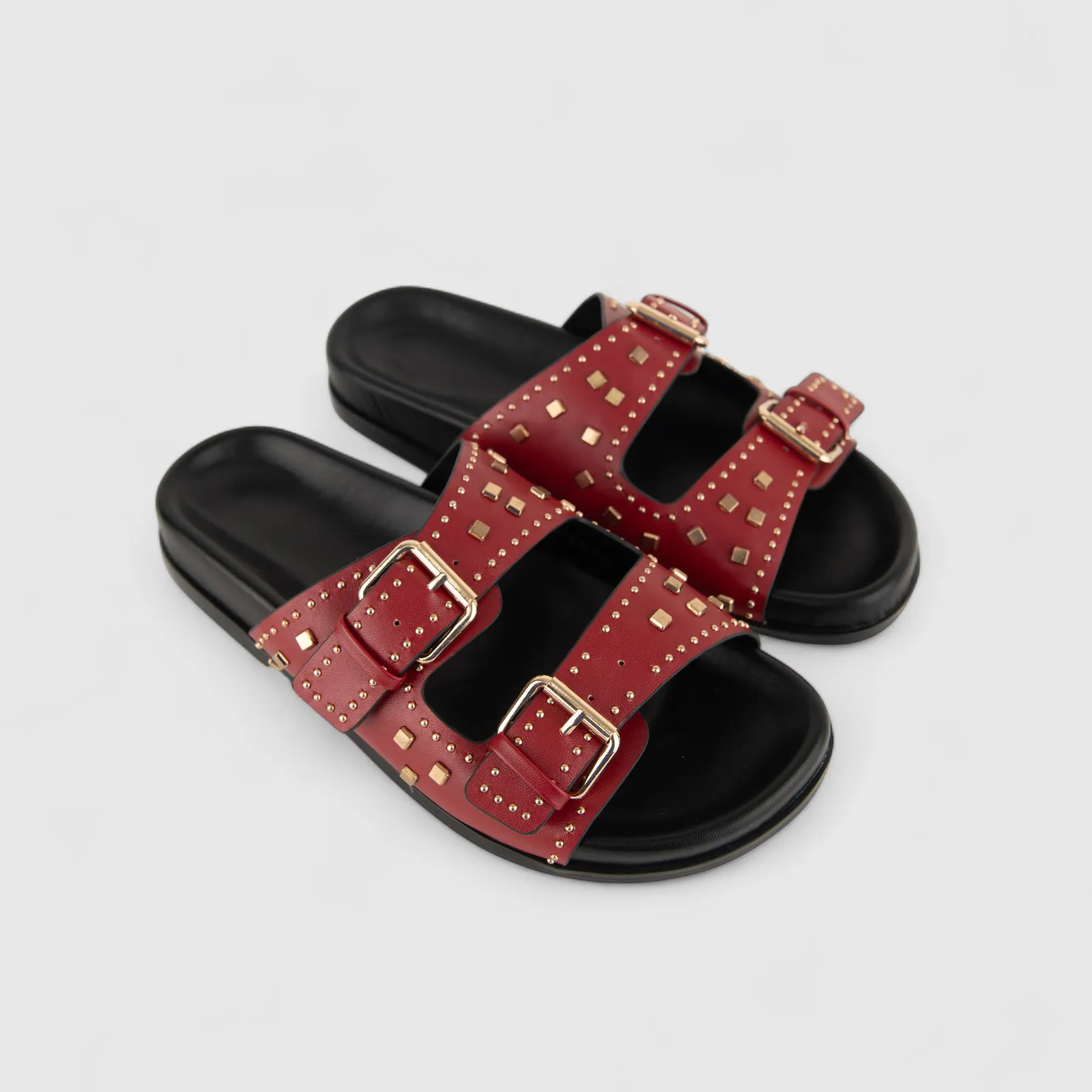 Bulbul Ladies Comfort Sandal CAR-005 Red - Image 2