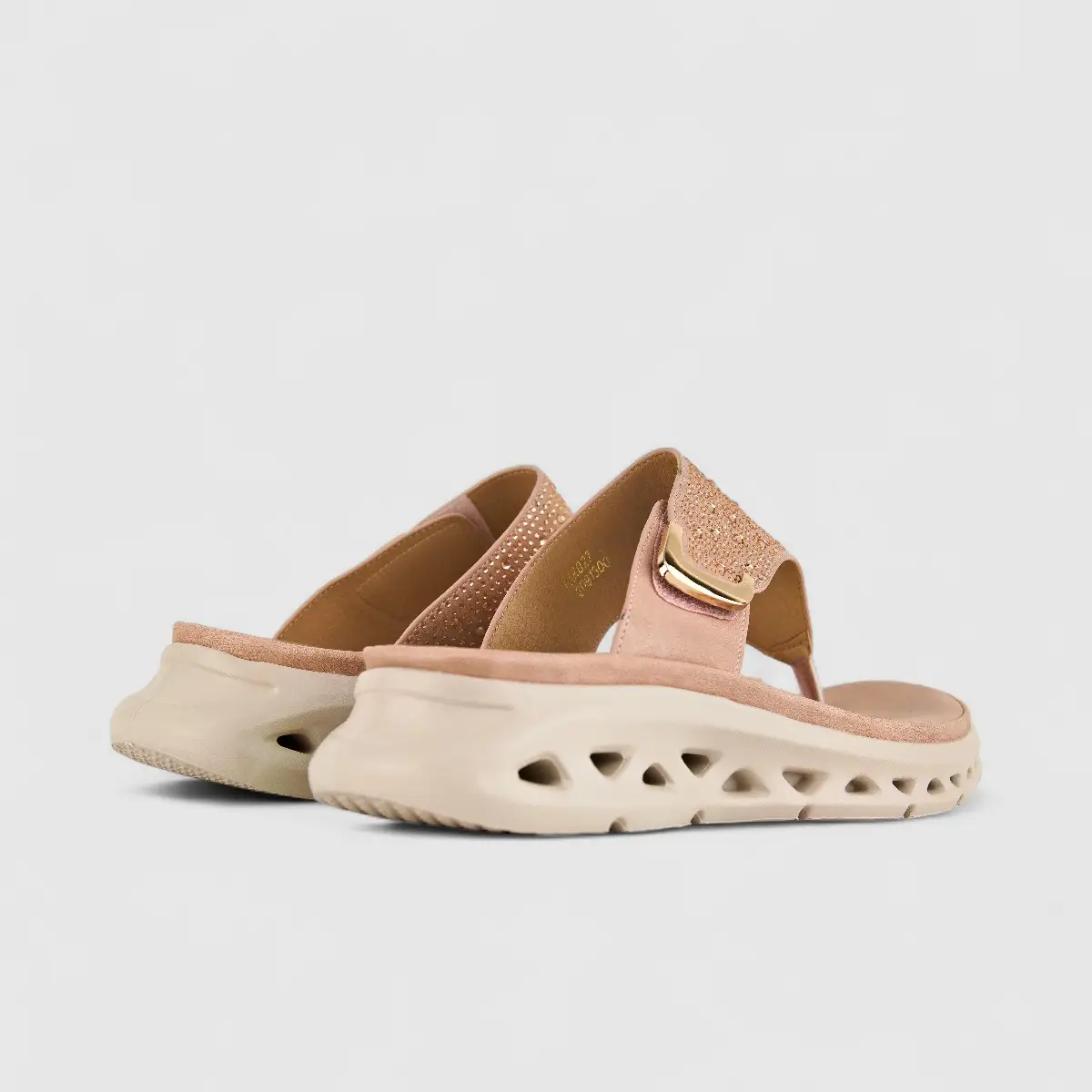 Bulbul Ladies Comfort Sandal HAR027 Pink - Image 3