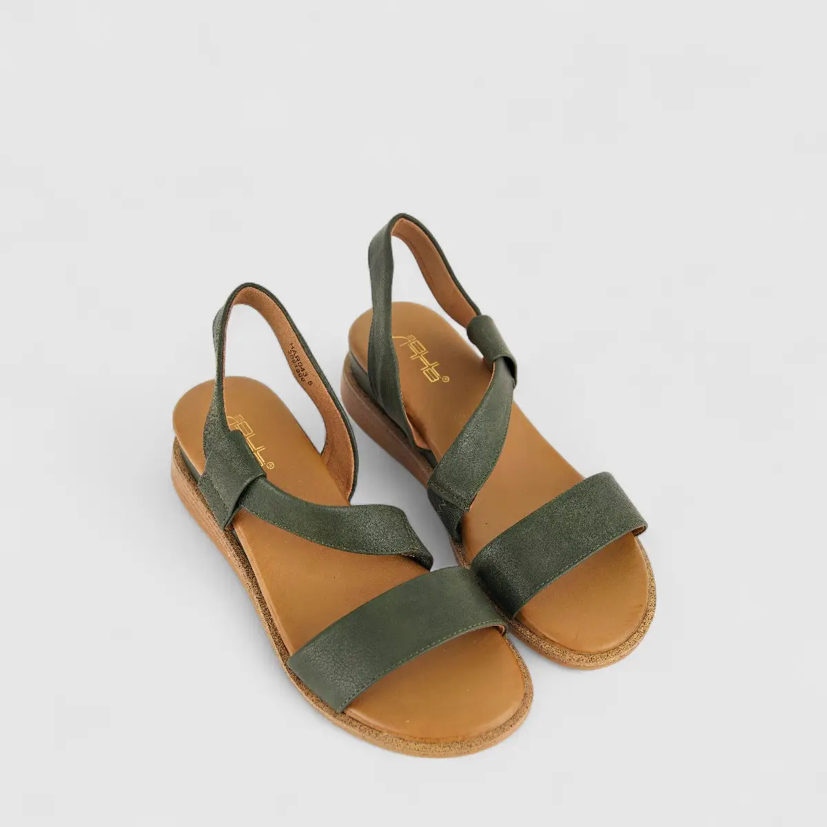 Bulbul Ladies Comfort Sandal HAR043 Green - Image 2