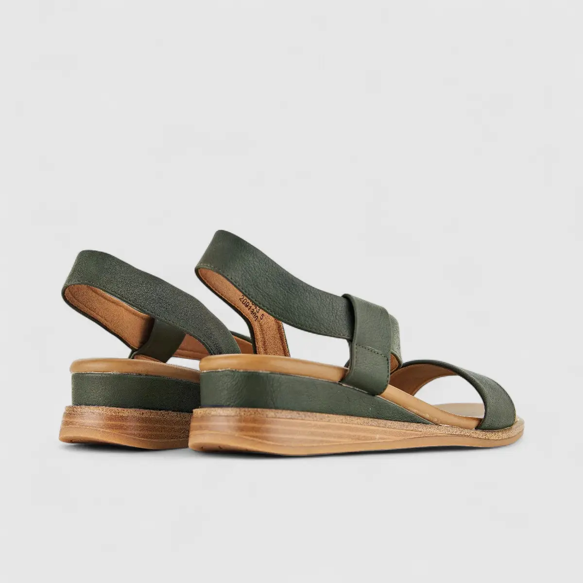 Bulbul Ladies Comfort Sandal HAR043 Green - Image 3