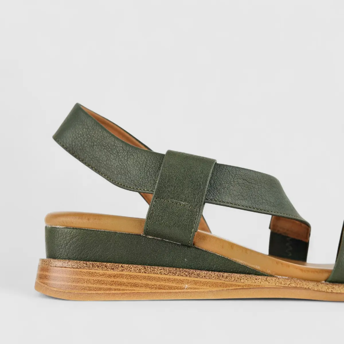 Bulbul Ladies Comfort Sandal HAR043 Green - Image 5