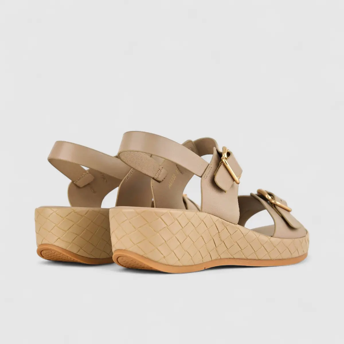 Bulbul Ladies Comfort Sandal HAR050 Beige - Image 3