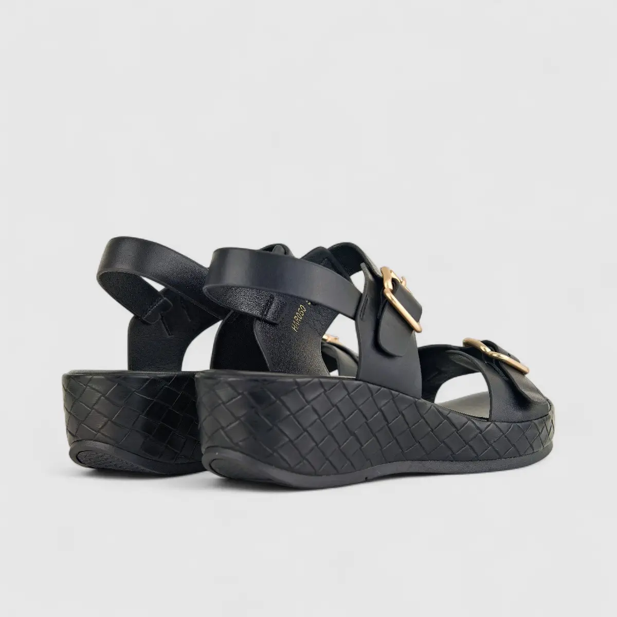 Bulbul Ladies Comfort Sandal HAR050 Black - Image 3