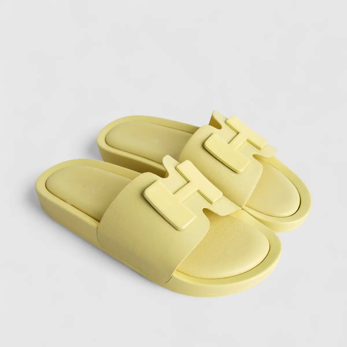 Bulbul Ladies Comfort Slide Yellow HAR066 - Image 2