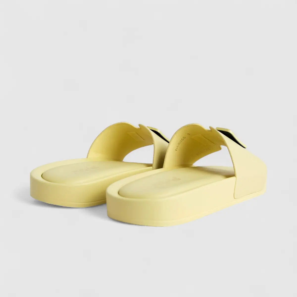 Bulbul Ladies Comfort Slide Yellow HAR066 - Image 3
