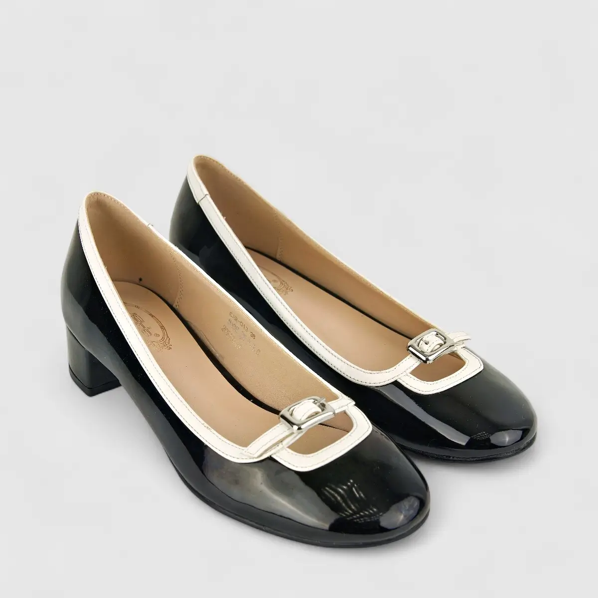 Bulbul Ladies Court CAR-013 Black/White - Image 2