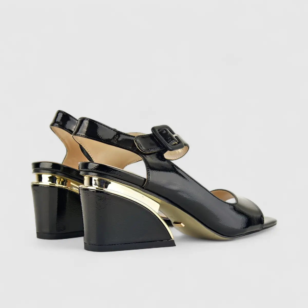 Bulbul Ladies Wedge CAR-016 Black - Image 3