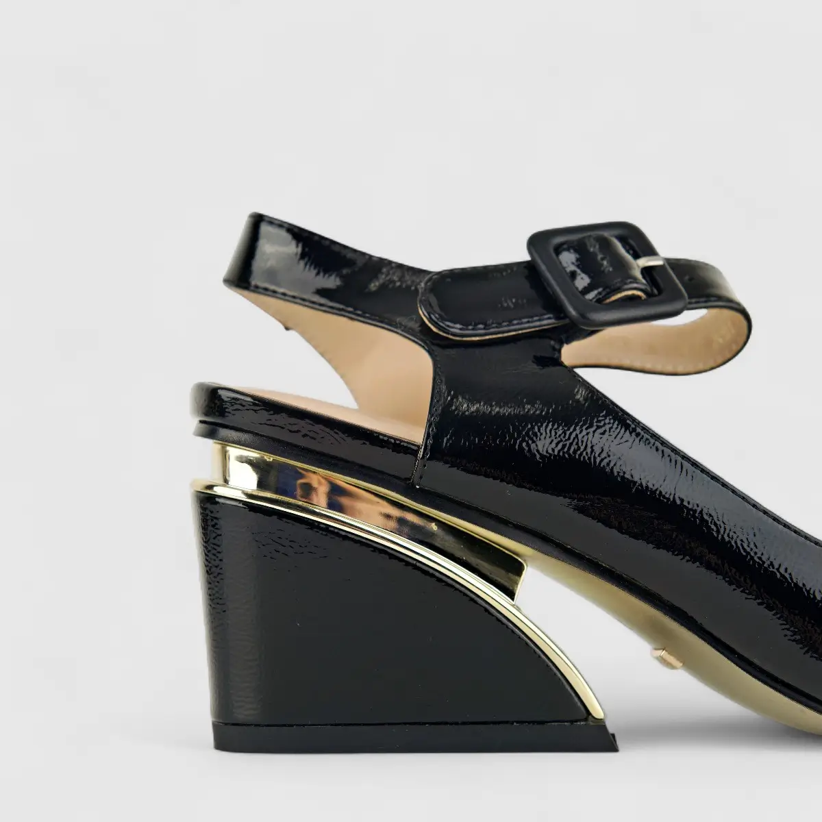 Bulbul Ladies Wedge CAR-016 Black - Image 4