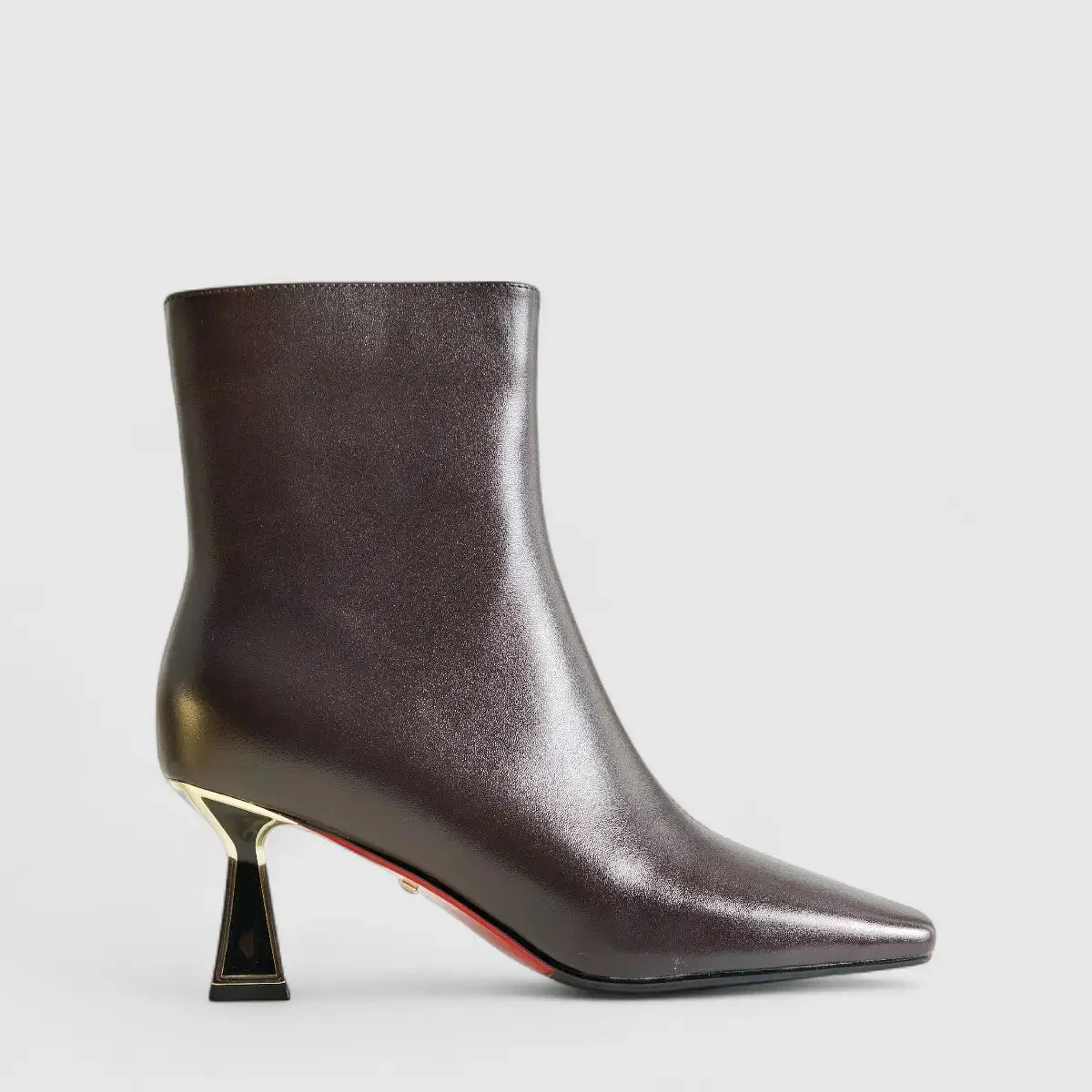 Bulbul Leather Ankle Boot Brown LAR6015