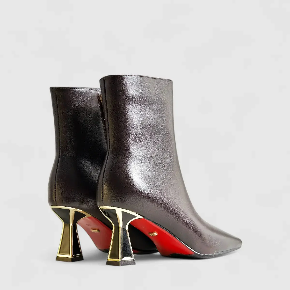 Bulbul Leather Ankle Boot Brown LAR6015 - Image 3