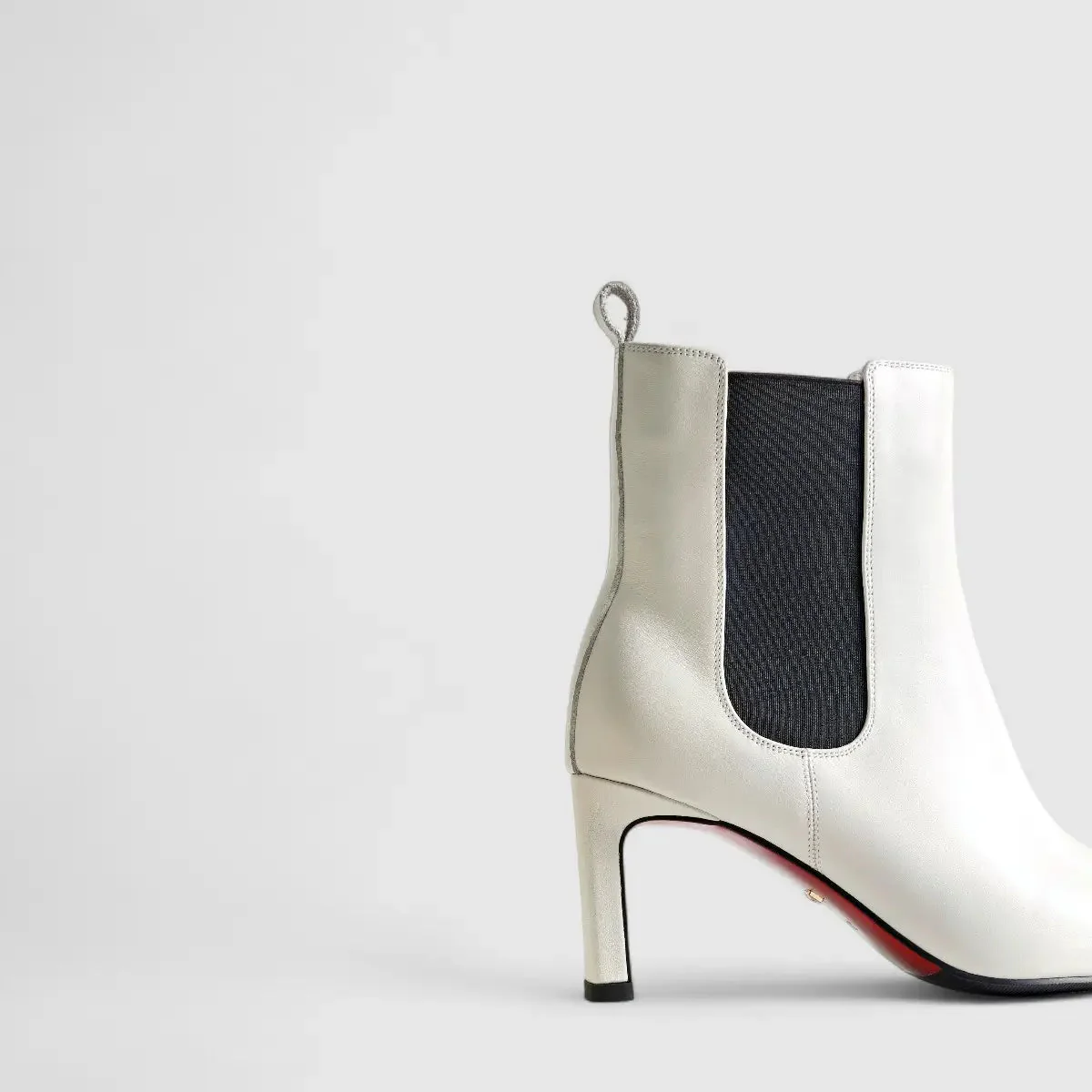 Bulbul Leather Ankle Boot White LAR6026 - Image 5