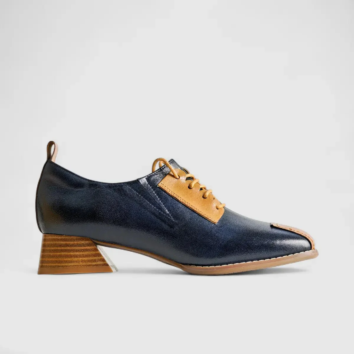 Bulbul Leather Lace Up Black/Brown HA2513