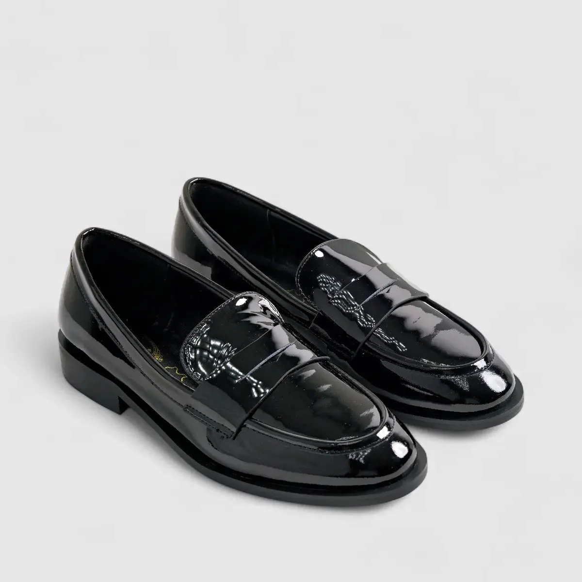 Bulbul Leather Loafers Black LAR6017 - Image 2