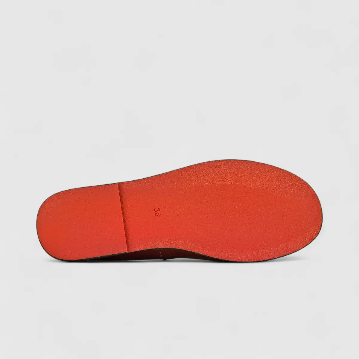 Bulbul Ladies Leather Mule LAR-02 Dark Red - Image 4