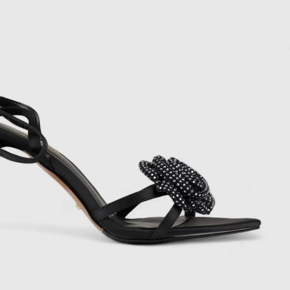 Bulbul Stiletto Heel Sandal Black CAR5030 - Image 4
