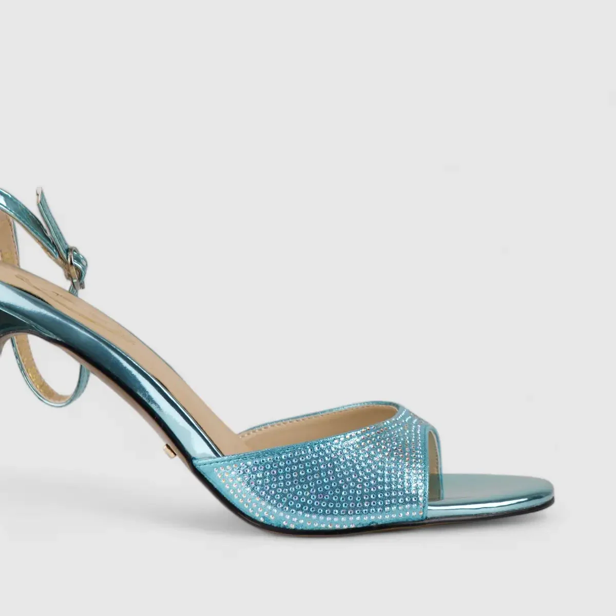 Bulbul Stiletto Heel Sandal Blue CAR5033 - Image 4