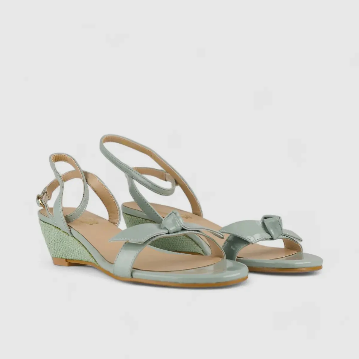 Bulbul Wedge Sandal Green CAR5013 - Image 2