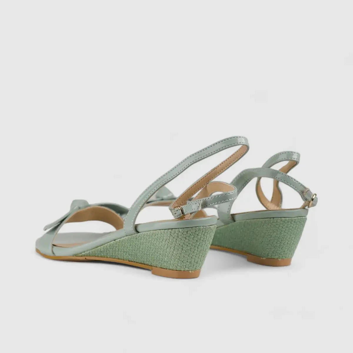 Bulbul Wedge Sandal Green CAR5013 - Image 3