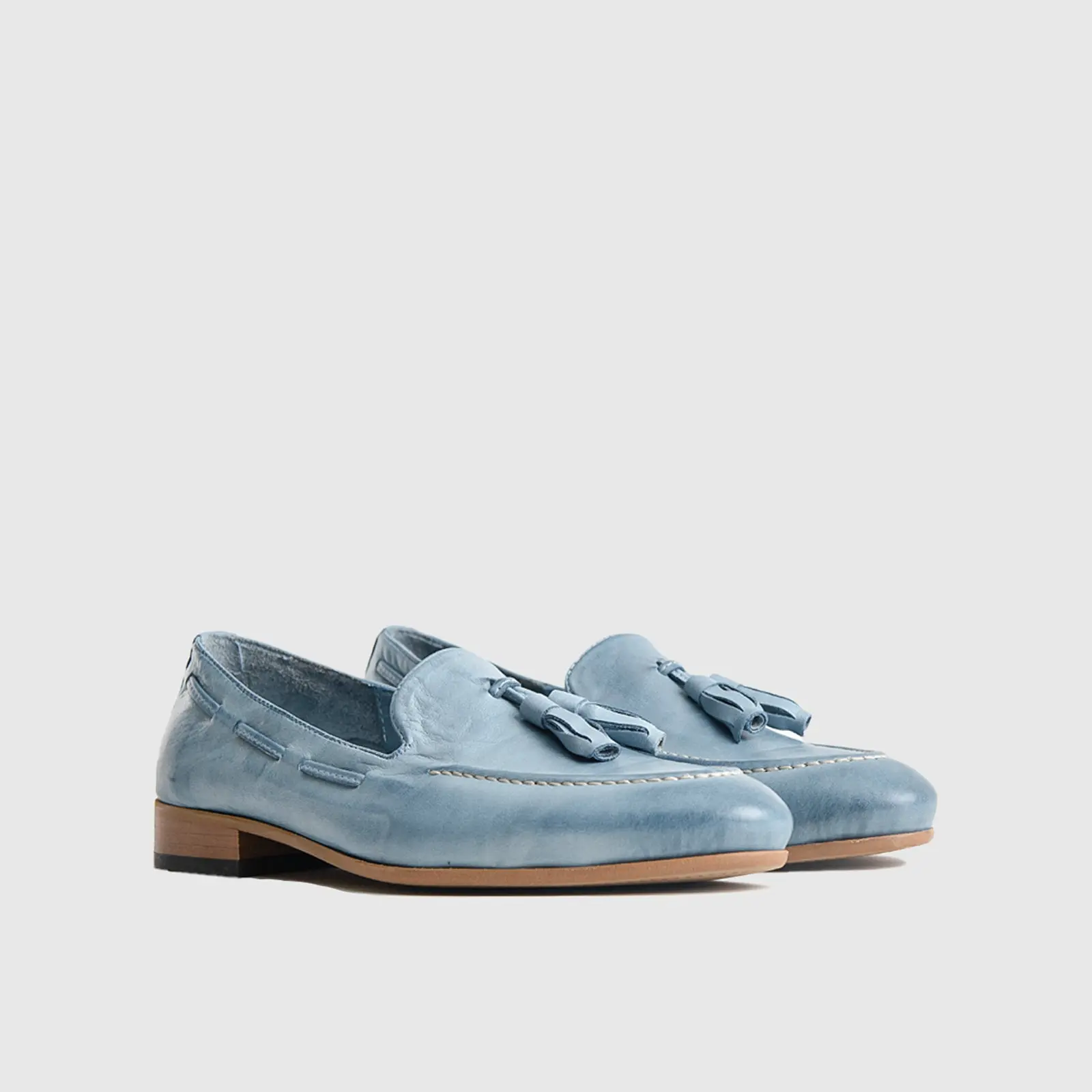 Bulletti Casual Slip On Loafers - 002 Blue - Image 3