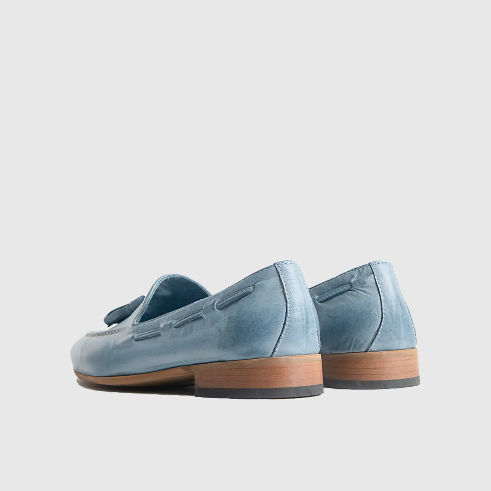 Bulletti Casual Slip On Loafers - 002 Blue - Image 4