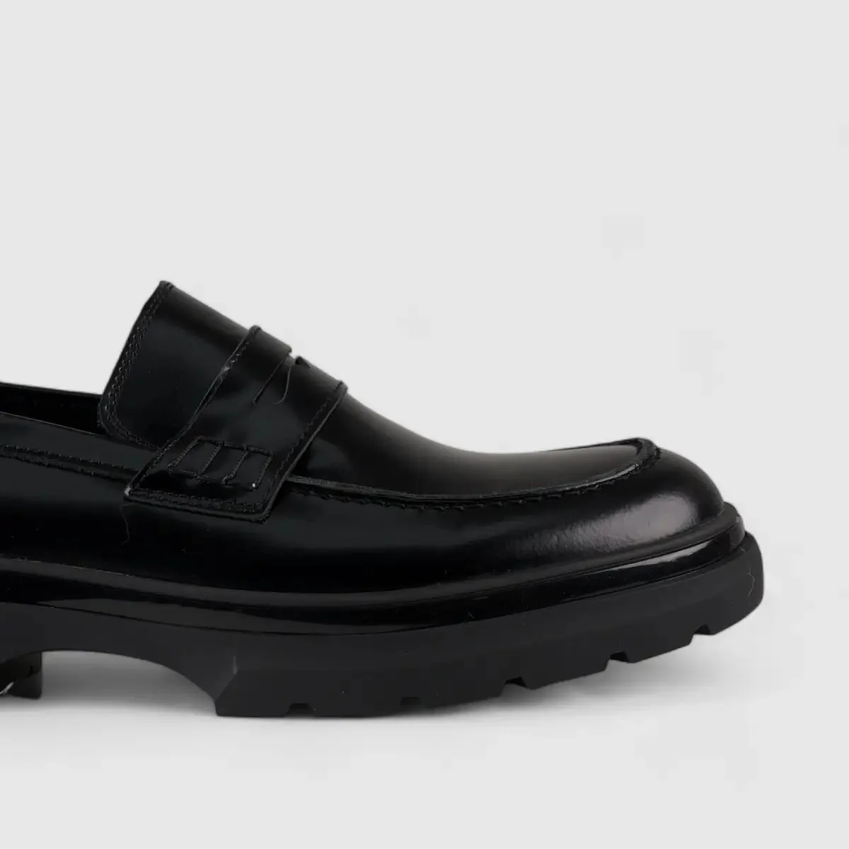 Bulletti Chunky Sole Loafer Black 4804 - Image 5