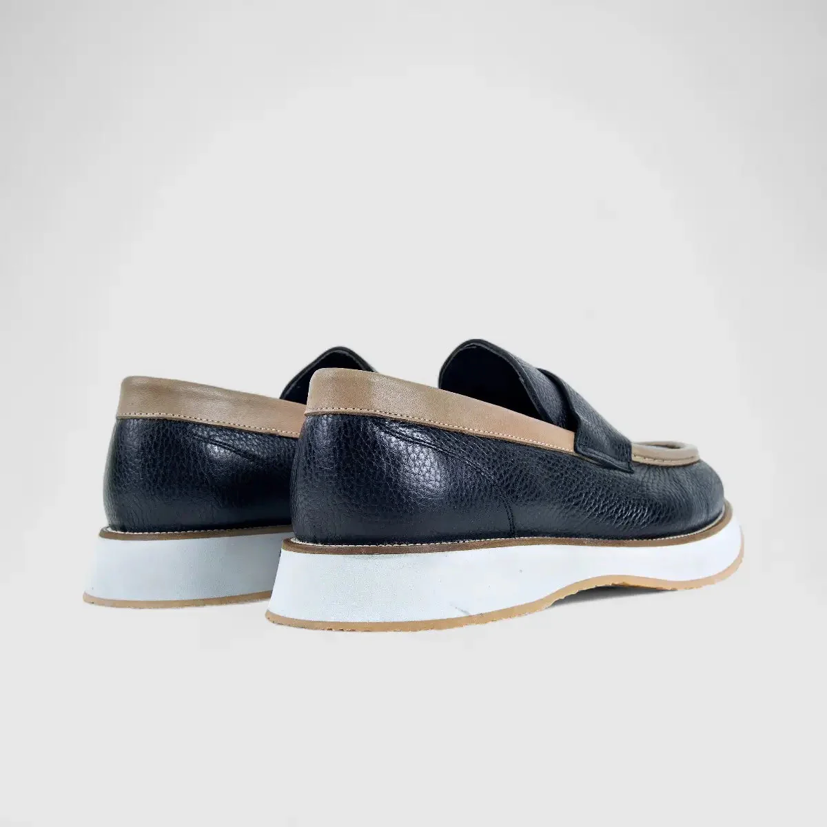 Bulletti Chunky Sole Loafers Black 96-286 BC5 - Image 3
